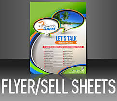 Flyer and sell sheet sample